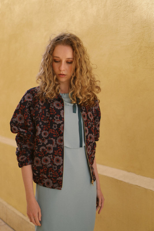 Bomber jacket. Model J200. Purple