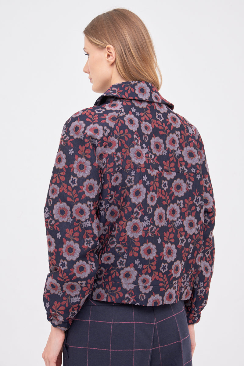 Bomber jacket. Model J200. Purple